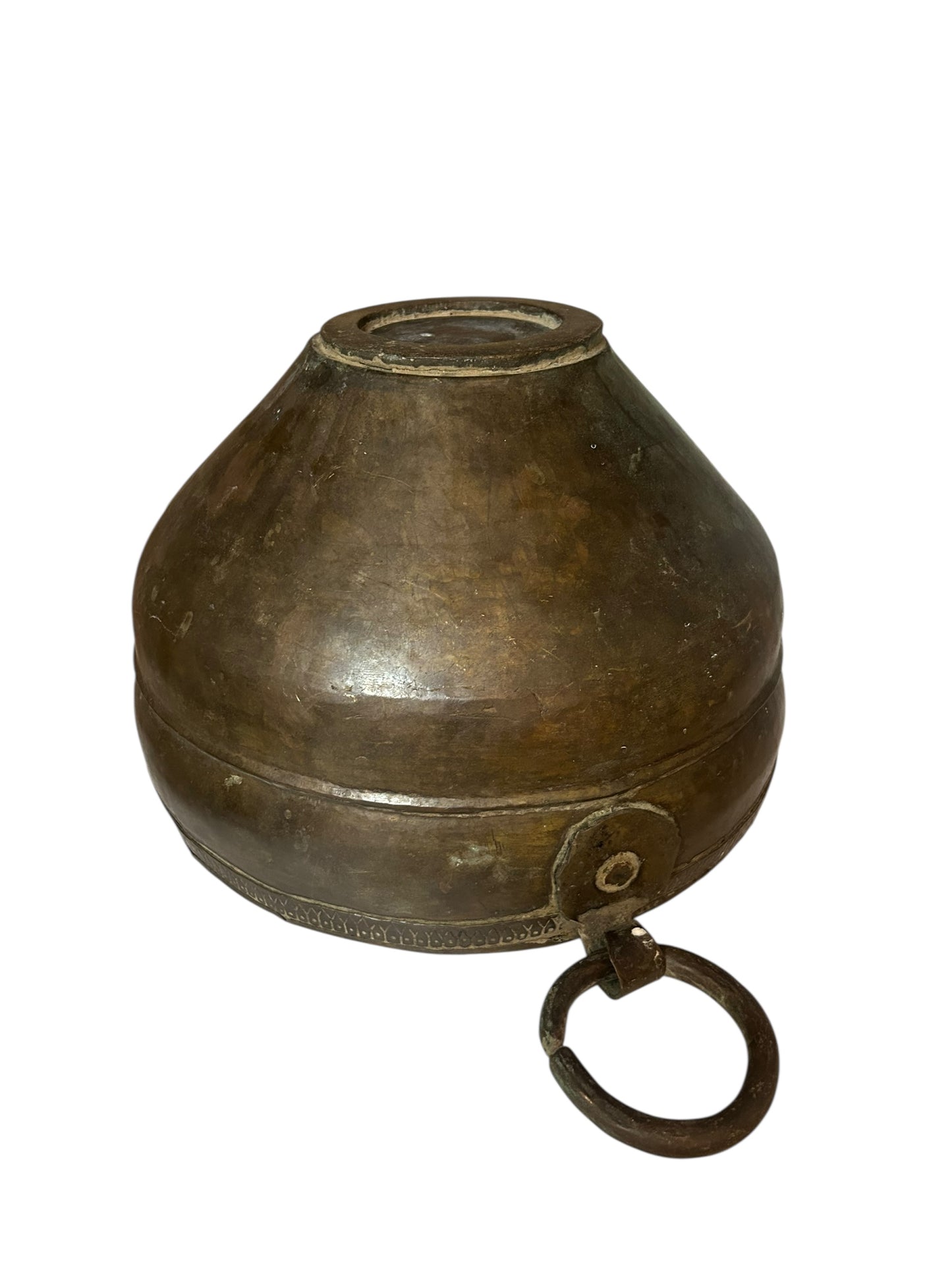 Antique Brass Planter Pot Hand Made Old Brass Pot Big Size Planter Pot