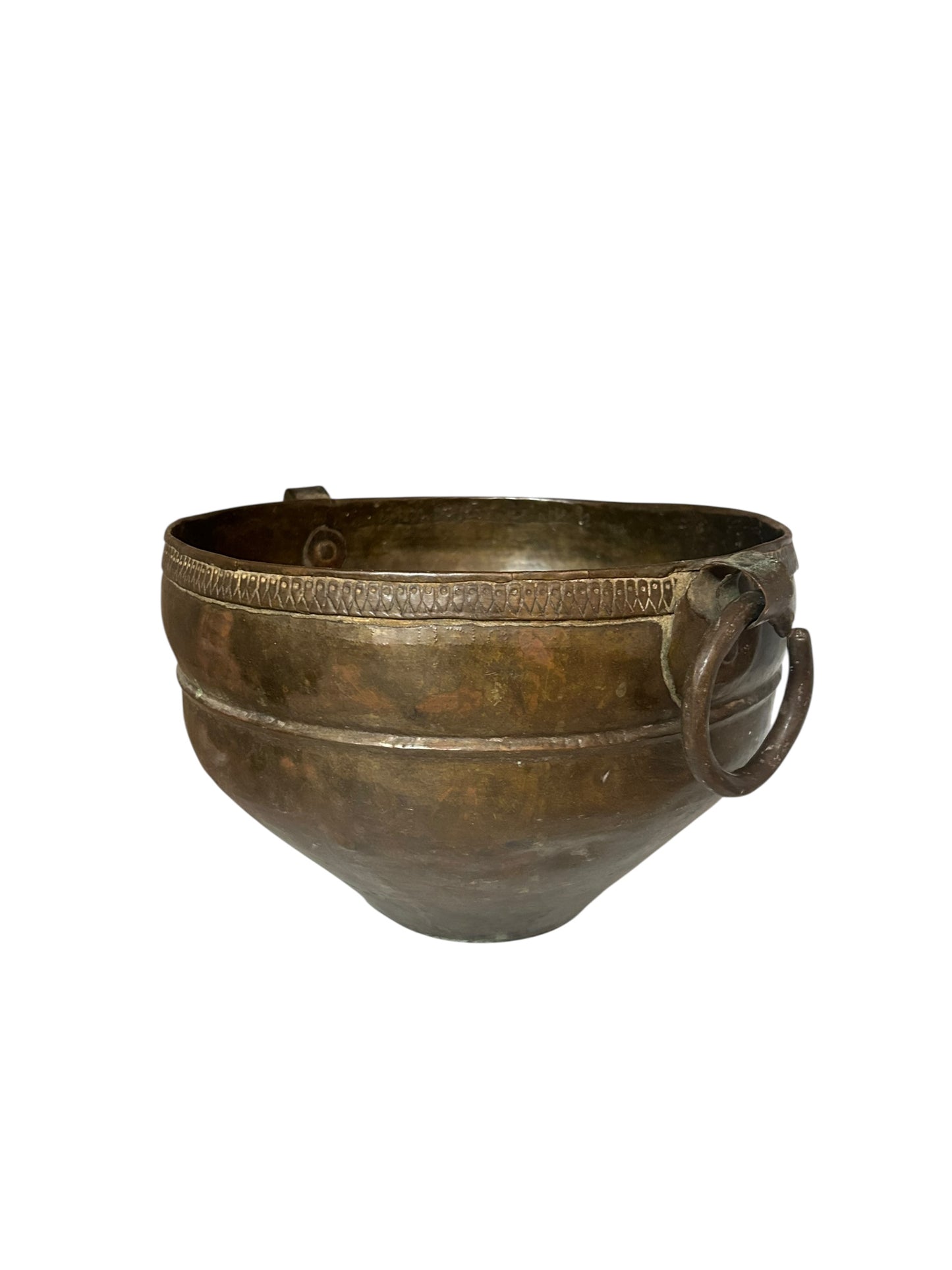 Antique Brass Planter Pot Hand Made Old Brass Pot Big Size Planter Pot