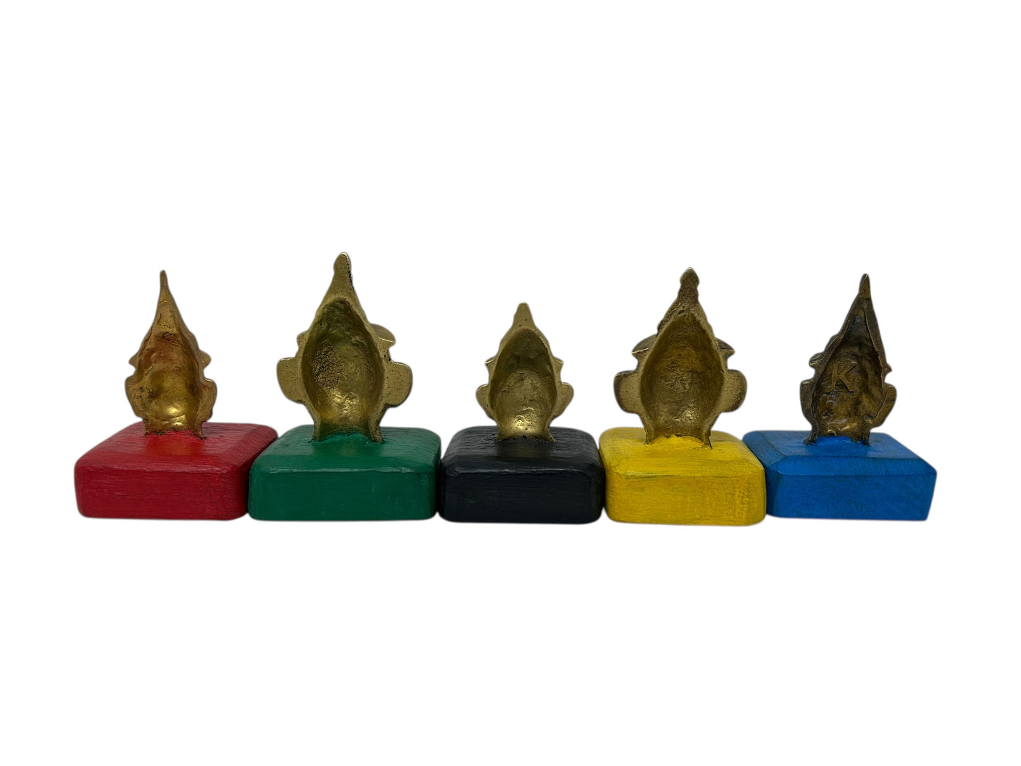 Antique Brass Mukhalingam Old Brass Mukhalingam On Stand