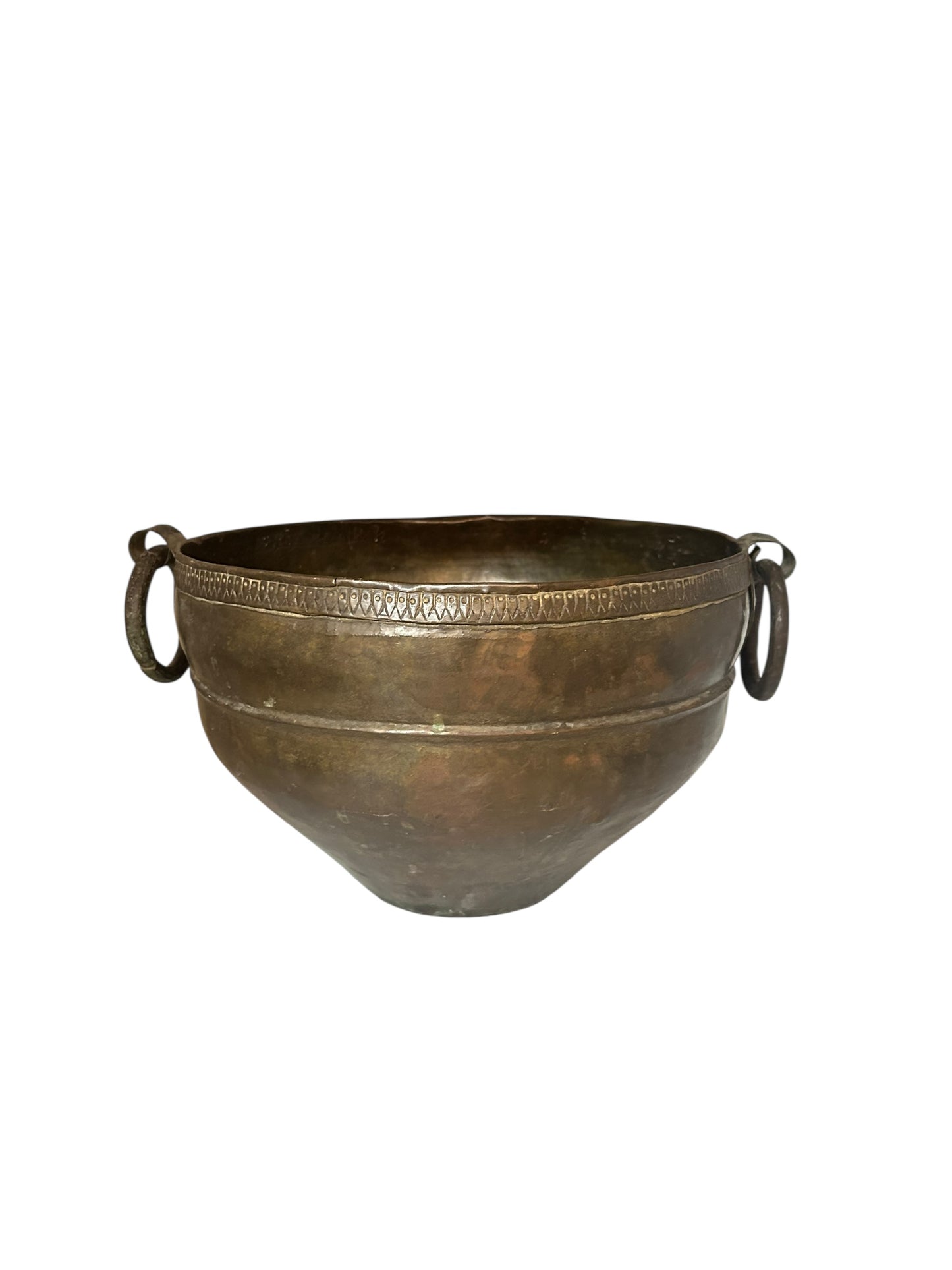 Antique Brass Planter Pot Hand Made Old Brass Pot Big Size Planter Pot